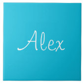 Alluring Aqua Tegeltje (Voorkant)