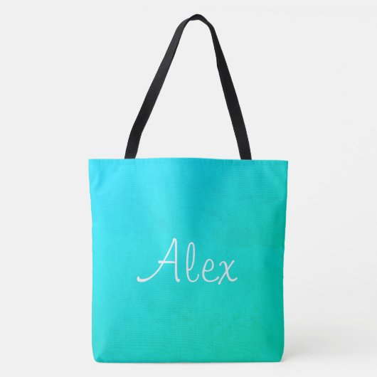 Alluring Aqua Tote Bag (Voorkant)