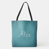 Alluring Aqua Tote Bag (Voorkant)