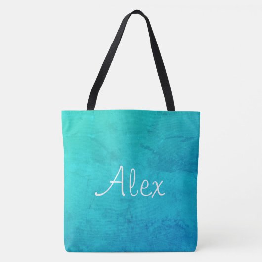 Alluring Aqua Tote Bag (Voorkant)