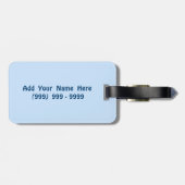 Alluring Bow 2 Bagagelabel (Achterkant horizontaal)