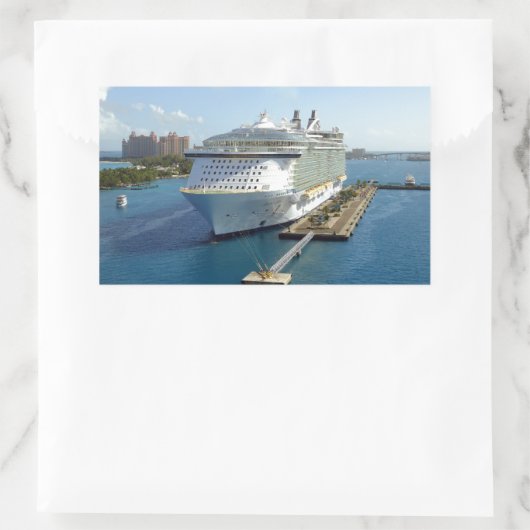 Alluring Bow 2 Rechthoekige Sticker (Tas)