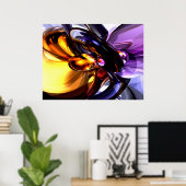 Alluring Grace Abstract Poster (Thuiskantoor)