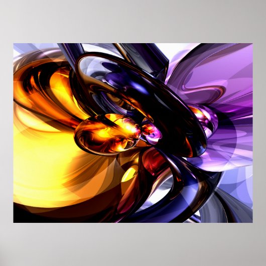 Alluring Grace Abstract Poster (Voorkant)