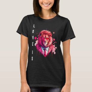Alluring Love is with Heart Animal Valentijnsdag T-shirt