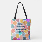Alluring Woman Tote Bag (Achterkant)