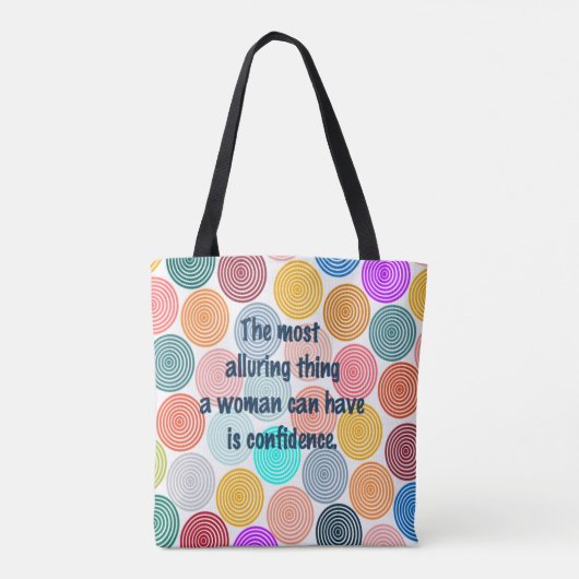 Alluring Woman Tote Bag (Achterkant)
