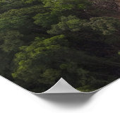 Alluviale goudwinning. Rainforest, Guyana. Poster (Hoek)