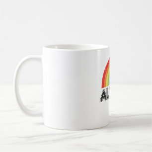 Ally AF Gay Pride LGBT Flag Gift Koffiemok