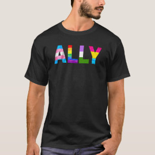 Ally Af Gay Pride LGBT Gelijkheid Mensenrechten LG T-shirt