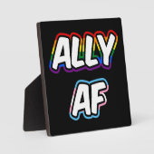Ally AF II - LGBTQ Flag Gay Trans Queer Pride Fotoplaat (Voorkant)