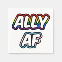 Ally AF II - LGBTQ Vlag Gay Trans Queer Pride