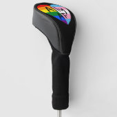 Ally AF III - LGBTQ Flag Gay Trans Queer Pride Golfheadcover (Schuin)