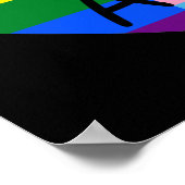Ally AF III - LGBTQ Flag Gay Trans Queer Pride Poster (Hoek)