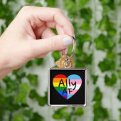 Ally AF III - LGBTQ Flag Gay Trans Queer Pride Sleutelhanger (Hand)