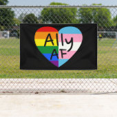 Ally AF III - LGBTQ Flag Gay Trans Queer Pride Spandoek (Insitu)