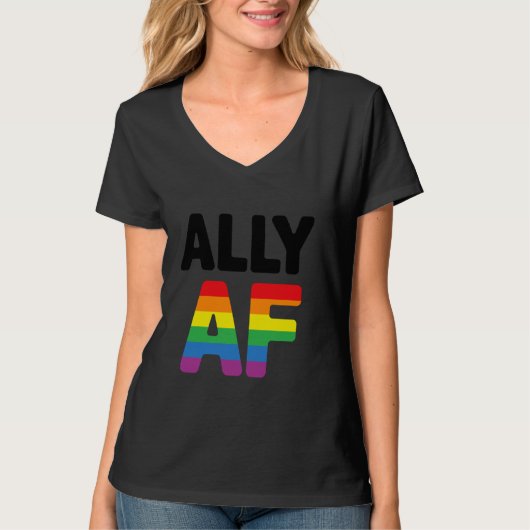 Ally AF Straight Ally T-shirt (Voorkant)