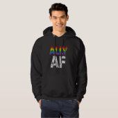 Ally AF Straight Proud Ally Hoodie (Voorkant volledig)
