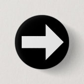 Ally Arrow-Button (1,25 inch) Ronde Button 3,2 Cm (Voorkant)