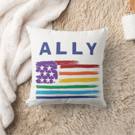 Ally Artistic Rainbow Flag Sierkussen