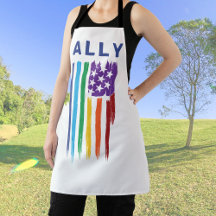 Ally Artistic Rainbow Pride Flag T-Shirt