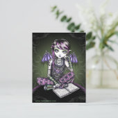 Ally Bat Winged Emo Ipod Fairy Briefkaart (Staand voorkant)