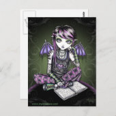 Ally Bat Winged Emo Ipod Fairy Briefkaart (Voorkant / Achterkant)