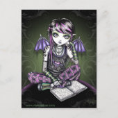 Ally Bat Winged Emo Ipod Fairy Briefkaart (Voorkant)