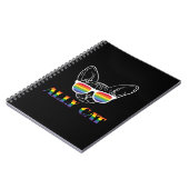 Ally Cat | Cute Cat | Regenboog | Pride Notitieboek (Linkerzijde)