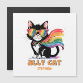 Ally Cat – Rainbow Cat LGBTQ Pride (Voorkant / Achterkant)