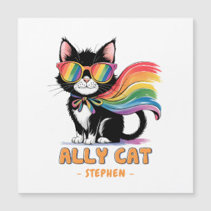 Ally Cat – Rainbow Cat LGBTQ Pride