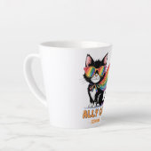 Ally Cat – Rainbow Cat LGBTQ Pride Latte Mok (Linkerhoek)