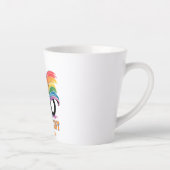 Ally Cat – Rainbow Cat LGBTQ Pride Latte Mok (Rechts)