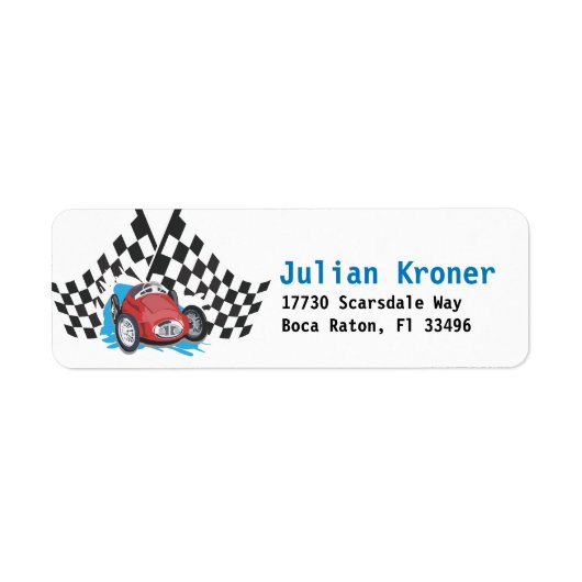 Ally_Custom Adreslabel Etiket (Voorkant)