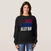 Ally Dad Bisexual Flag Lgbt Gay Pride Trui (Voorkant volledig)