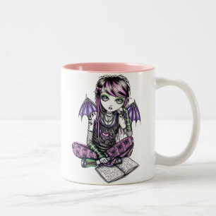 "Ally" Emo School Girl Fairy Art Mok