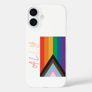 Ally en Rainbows iPhone 16 Hoesje