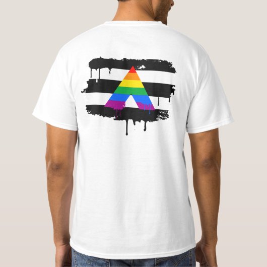ALLY FLAG DRIPPING T-SHIRT (Achterkant)