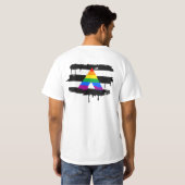ALLY FLAG DRIPPING T-SHIRT (Achterkant volledig)