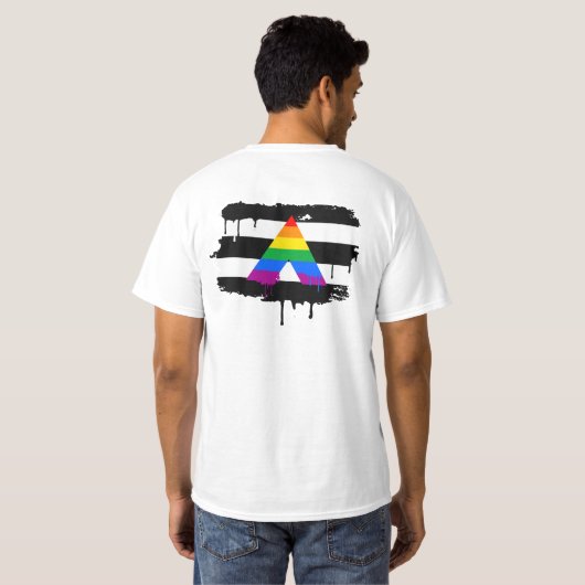 ALLY FLAG DRIPPING T-SHIRT (Achterkant volledig)