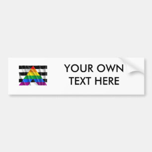 ALLY FLAG FLYING -.png Bumpersticker