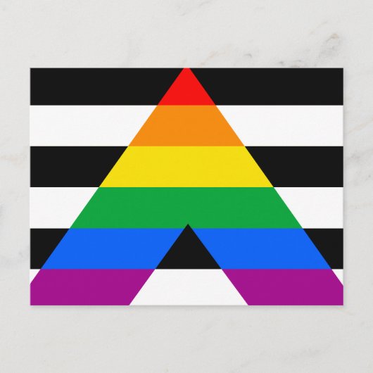 ALLY FLAG ORIGINAL -.png Briefkaart (Voorkant)