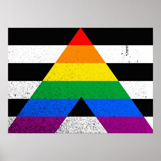 ALLY FLAG ORIGINAL -.png Poster (Voorkant)
