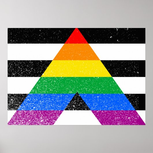ALLY FLAG ORIGINAL -.png Poster (Voorkant)
