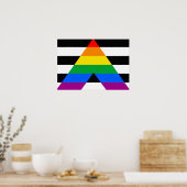 ALLY FLAG ORIGINAL -.png Poster (Keuken)