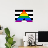 ALLY FLAG ORIGINAL -.png Poster (Thuiskantoor)
