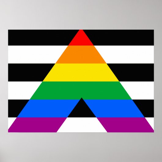 ALLY FLAG ORIGINAL -.png Poster (Voorkant)