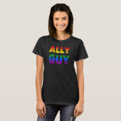 Ally Guy Lgbt Pride Lgbetq Transgender Trans T-shirt (Voorkant volledig)