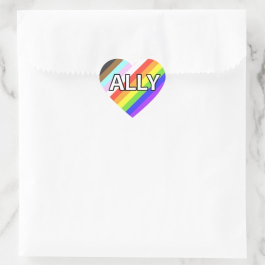 Ally Heart Sticker Sheet (Tas)