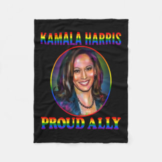 Ally Kamala Harris onze VP LGBT vlag Gay Pride Mon Fleece Deken